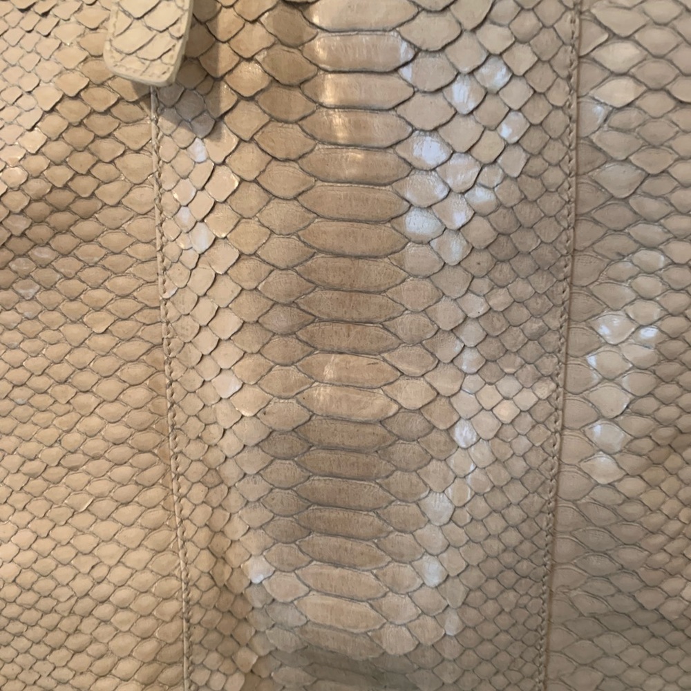 Ivory Python Jil Sander Mini Tote - image 4